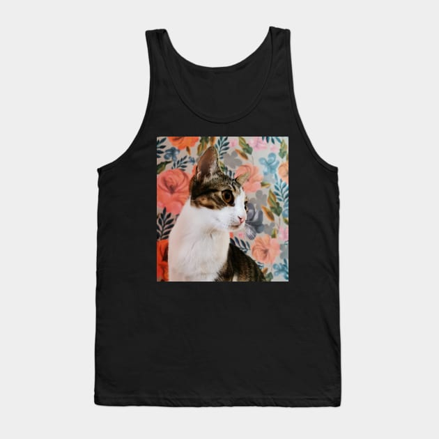 Lady Cat Tank Top by LordDanix